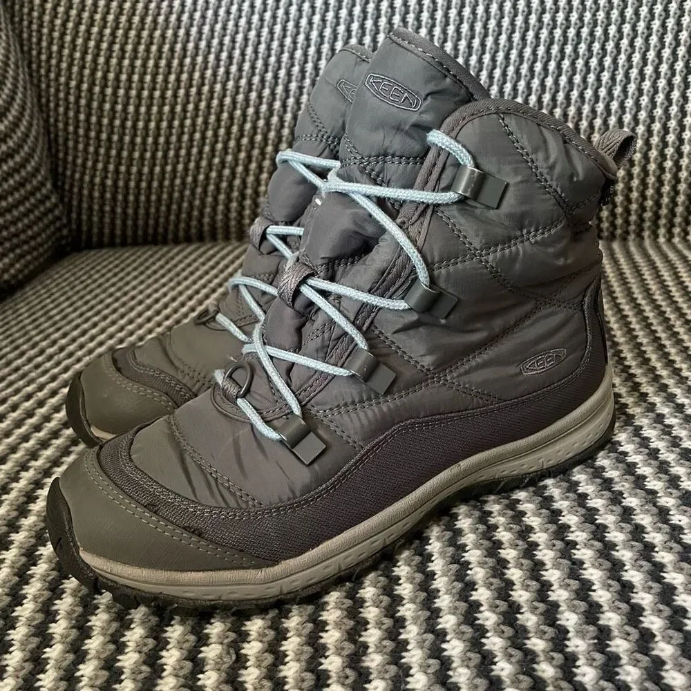 Keen Terradora grey ankle height waterproof boot women’s shoe size 7.5